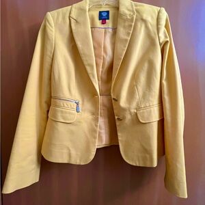 Vince Camuto Buttercup Yellow Women’s Blazer